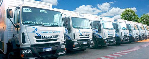 Camiones distribución Río de las Vueltas